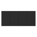 Ver imagem 7 de Aparador Buffet 4 portas Veneza Multimóveis V3555 Preto