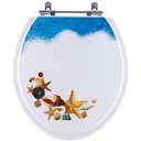 Ver imagem 1 de Tampa de Vaso Decorado Fundo do Mar Saveiro para bacia Celite com Caixa Acoplada