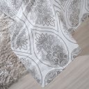 Ver imagem 4 de Jogo de Cama Solteiro 3 Pçs 150 Fios Super Macio 100% Algodão Paisley