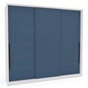 Ver imagem 4 de Guarda Roupa Casal 220cm com 3 Portas de Correr e 4 Gavetas 240846 Lisboa Politorno Móveis