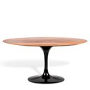 Ver imagem 2 de Mesa Saarinen Oval Imbuia 235x122cm - Base Preta