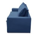 Ver imagem 6 de Sofá Retrátil e Reclinável 3 lugares com Molas 1,50m Alana Suede Azul Madelina
