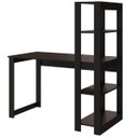Ver imagem 4 de Mesa Escrivaninha C/ Estante 4 Prateleiras Licce Preto