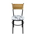 Ver imagem 3 de 2 Cadeiras Pretas para Cozinha Viena Palha:Floral Branco