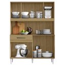 Ver imagem 3 de Cozinha Compacta 8 Portas 2001308 Atacama Off White Aramoveis