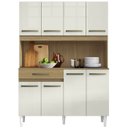 Ver imagem 2 de Cozinha Compacta 8 Portas 2001308 Atacama Off White Aramoveis