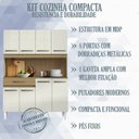 Ver imagem 5 de Cozinha Compacta 8 Portas 2001308 Atacama Off White Aramoveis