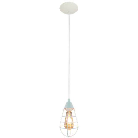 Pendente Aramado Lampshape Branco Sala Quarto Cozinha Banhe