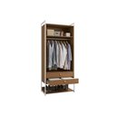 Ver imagem 3 de Armário Escritório Guarda Roupa 2PTAS LI048 Branco Kappesberg
