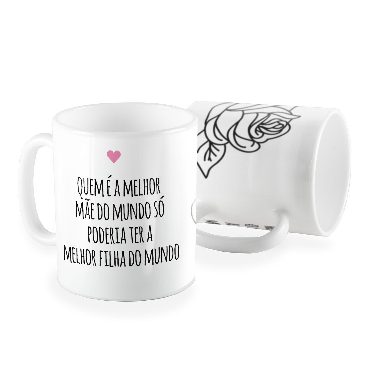 Caneca mae floral - 1