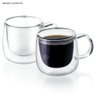 Conjunto de 2 Xícaras para Café Parede Dupla 80ml - 1