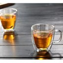 Ver imagem 4 de Conjunto 2 Xícaras Borossilicato Parede Dupla - 200 Ml