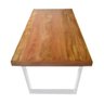 Mesa Industrial Lanna Madeira Maciça com Ferragem Branca 1,80M - 4