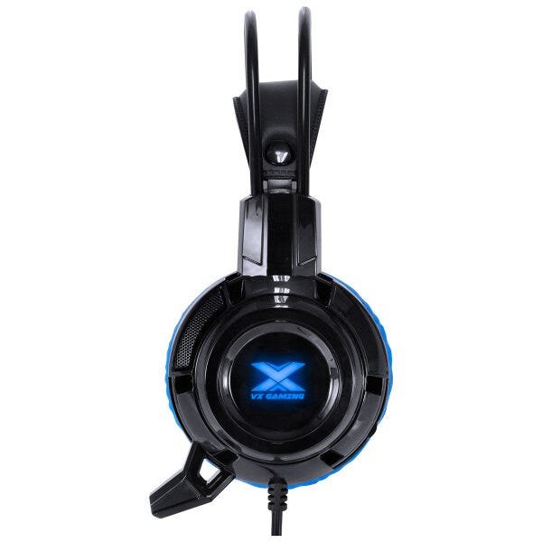 Headset Vx Gaming Taranis V2 P2 com Microfone - Preto e Azul - 6
