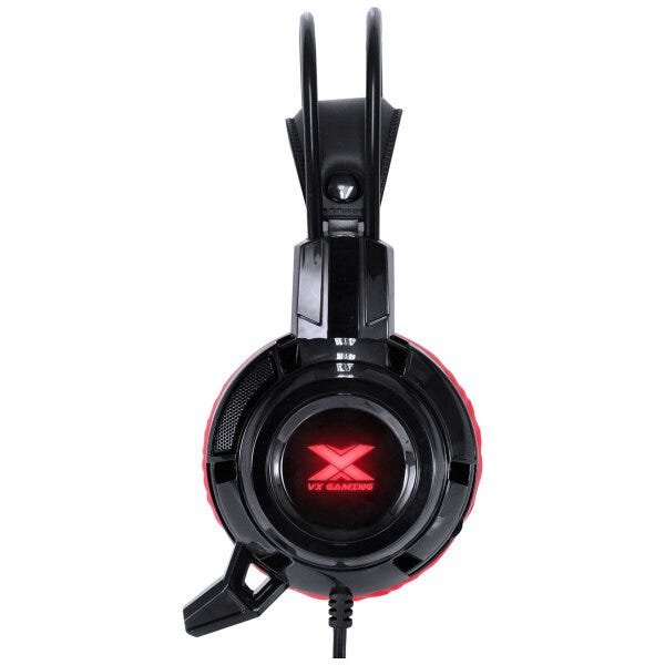 Headset Vx Gaming Taranis V2 P2 com Microfone - Preto e Vermelho - 6