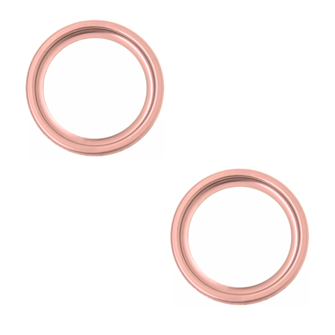 Kit C/2 Porta Grelha Ralo Redondo 15x15 Suporte Inox Rose