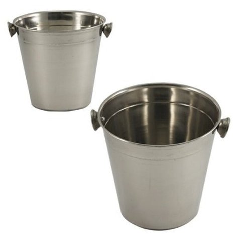 Balde Para Gelo Inox 1 Litro Whisky Bebidas Festas Vinho