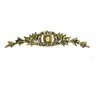 Aplique Em Bronze Para Móveis Floral Grande Luís Xv Cômoda Mesas - 1