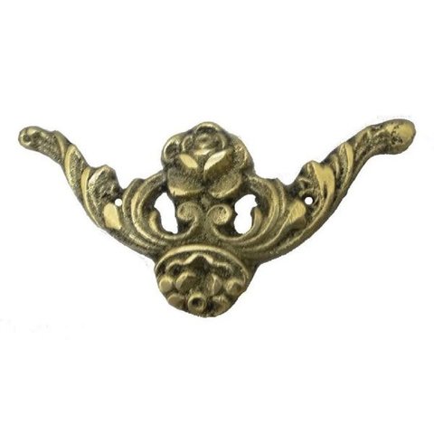 Aplique Em Bronze Móveis Floral Criado Luís Xv Cômoda Arcas