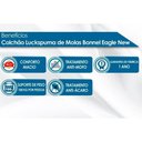 Ver imagem 5 de Cama Box Baú Casal: Colchão Molas Bonnel Luckspuma Eagle New + Base Crc Suede Black(138x188)
