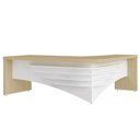 Ver imagem 1 de Mesa Diretor em L Lado Direito 200x180cm Corp A06 Carvalho/branco - Mpozenato