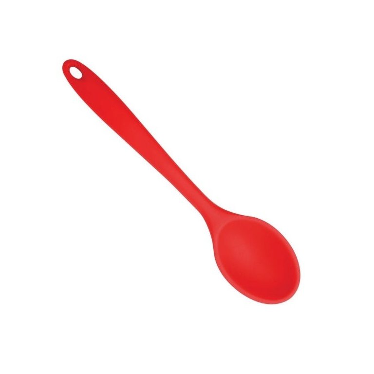 Jogo 2 Colher de Cozinha 27 cm Inteiramente Silicone Maciço.