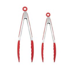 Jogo com 2 Pinças Pegador em Silicone de 29,5 e 25,5 cm. - 2