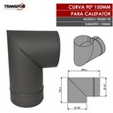 Ver imagem 2 de Curva 90º 150mm para Chaminé de Calefator - Tr3303-90