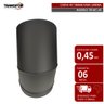 Curva 45º 180mm para Chaminé de Lareira - Tr1601-45 - 3