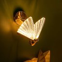 Ver imagem 4 de Arandela Borboleta de Parede Led 6w 3000k Dourado Lus-604 St3247