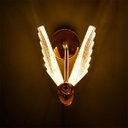 Ver imagem 3 de Arandela Borboleta de Parede Led 6w 3000k Dourado Lus-604 St3247