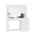 Ver mais imagens de Penteadeira Ditália 7 Gavetas Branco Uv Acetinado