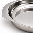 Ver imagem 4 de Conjunto Salada 2 Pecas Inox Saladeira Cumbuca Pegador Mesa Bowl Posta Kit Servir Alimentos Utensili