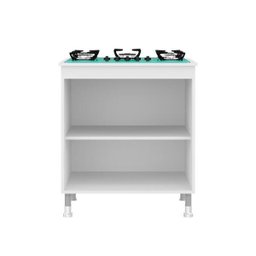 Balcão Cooktop Ditália 2 Portas BA-115 Branco - 4