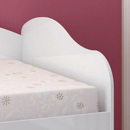Sofá Cama Solteiro Ditália Cama Auxiliar 2 Gav.cm-08 Branco - 6