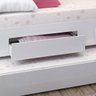 Sofá Cama Solteiro Ditália Cama Auxiliar 2 Gav.cm-08 Branco - 5