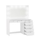 Ver imagem 5 de Penteadeira Ditália 7 Gavetas Branco com Kit Luz Camarim