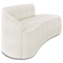 Ver imagem 6 de Sofá 3 Lugares para Sala 180cm Orgânico Wendi Boucle Off White I01 - Mpozenato