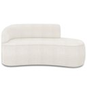 Ver imagem 5 de Sofá 3 Lugares para Sala 180cm Orgânico Wendi Boucle Off White I01 - Mpozenato