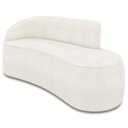 Ver imagem 2 de Sofá 3 Lugares para Sala 180cm Orgânico Wendi Boucle Off White I01 - Mpozenato
