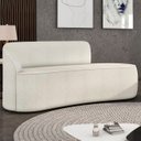 Ver imagem 1 de Sofá 3 Lugares para Sala 180cm Orgânico Wendi Boucle Off White I01 - Mpozenato