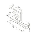 Ver imagem 2 de Fechadura para Banheiro Vivaldi Rq2 885-90B Preto - Pado