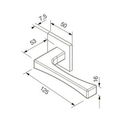 Fechadura para Banheiro Vivaldi Rq2 885-90B Preto - Pado - 2
