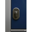 Ver imagem 2 de Armário de Aço com 4 Portas para Espaços Corporativos Cor:azul Del Rey