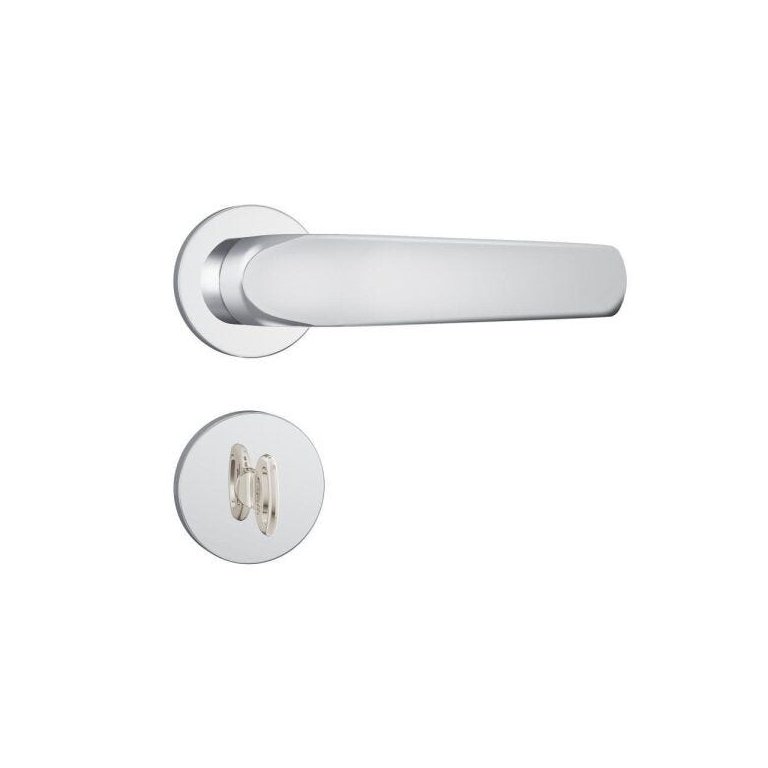 Fechadura 823/09 - Roseta Redonda Inox - Banheiro - Stam