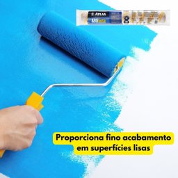 Rolo de Tinta Antigota 46cm Superfícies Lisas - Atlas - 3