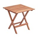 Ver imagem 1 de Mesa Dobrável 74cm x 75cm Ecograndis Jardim Marrom/Jatobá