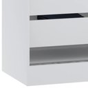 Ver imagem 6 de Guarda Roupa Solteiro 135cm 2 Portas e Espelho Delphi Branco/cinnamon L01 - Mpozenato
