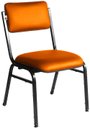 Ver imagem 3 de Kit com 3 Cadeiras para Auditórios Linha Hotel Smart Laranja