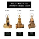 Ver imagem 7 de Acabamento Registro Dourado Quad Base Deca, Docol e Fabrimar